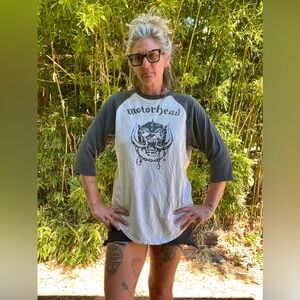 Vans x Thrasher Motörhead Y2K vintage raglan tshirt size large